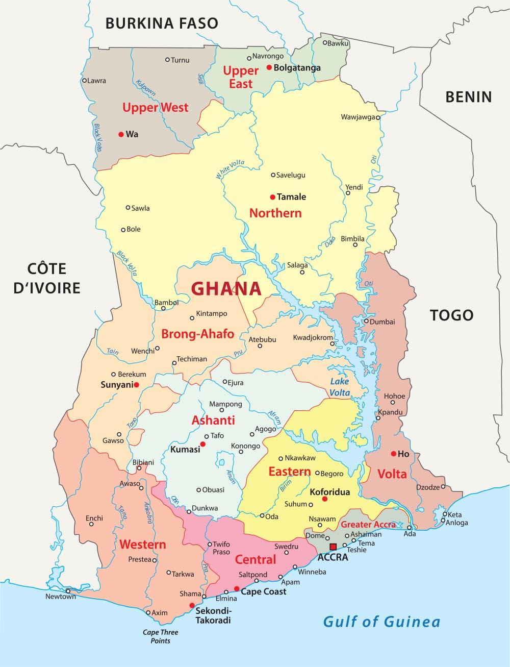 distriktet-kort-af-ghana-kort-i-ghana-viser-distrikter-vestlige